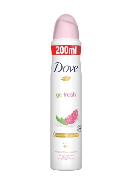 Antiperspirant Deo Dove  Go Fresh Pomegranate 200ml